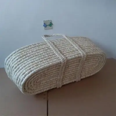 Corn woven baby crib bed basket baby sleeping basket bed newborn Baby Crib Protector For Newborns Baby Room Decoration