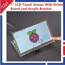 7 Inch TFT LCD Module 1024 600 Touch Screen Driver Board HDMI VGA 2A for Raspberry