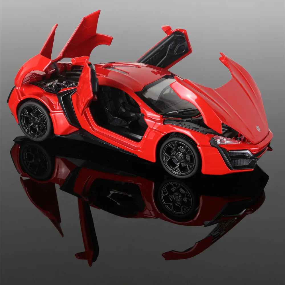 Miniatura de carro Fast And Furious 7 Model Car 1:32 Alloy