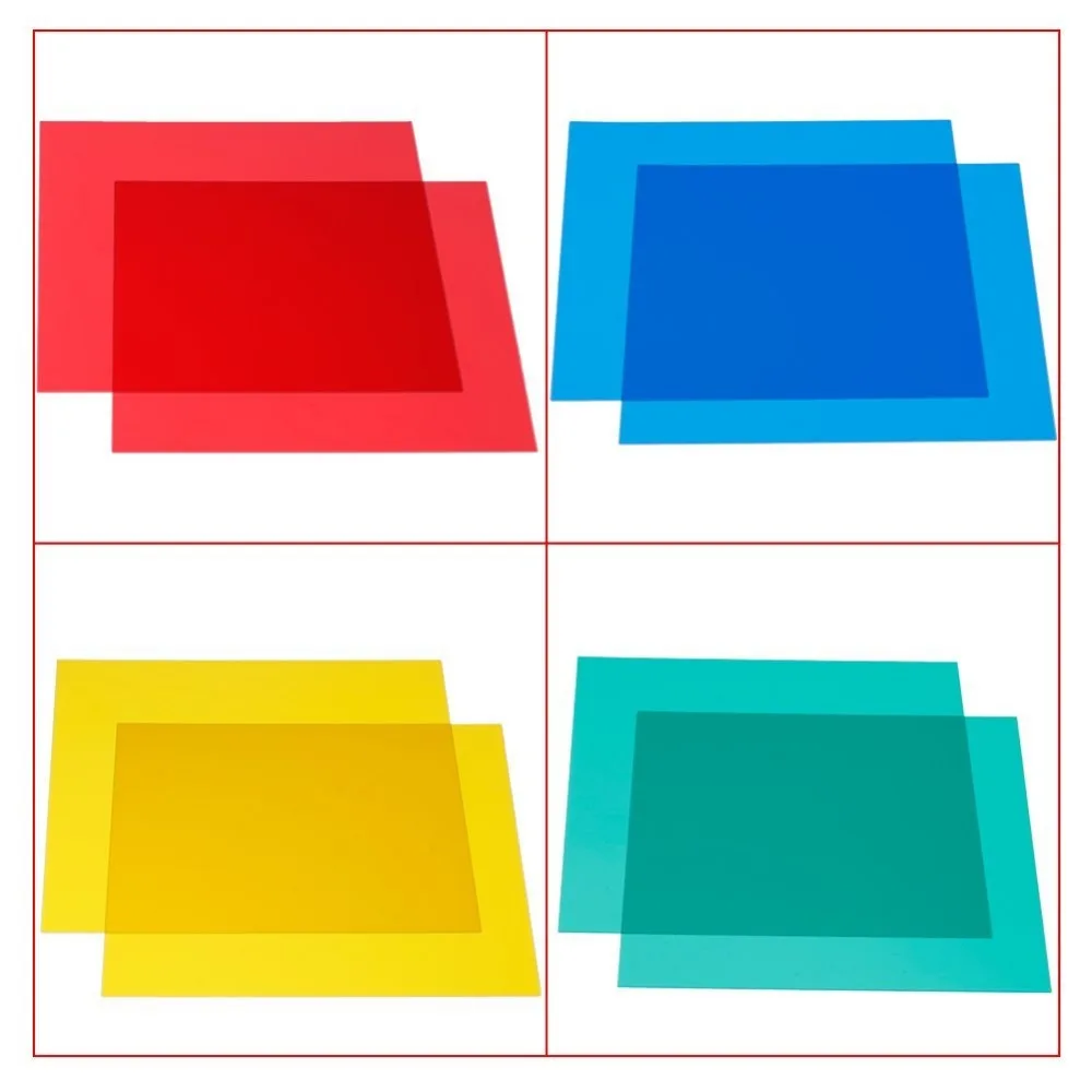 Набор цветных корректирующие гели Neewer 12 &quotx 12&quot/30x30 см набор из 4 цветной гель