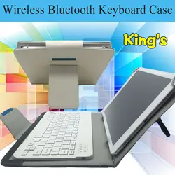 Новейшая Беспроводная Bluetooth клавиатура чехол для Teclast X10 3g octa core, Teclast X10h X10HD 3g 10,1 дюймов чехол с клавиатурой + 4 подарка