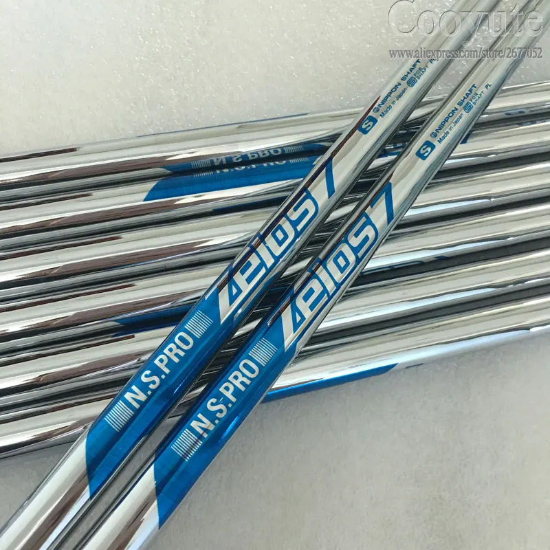 New Cooyute Golf clubs shaft NS.PRO ZELOS 7 Golf Irons shaft 8pcs/lot Regular or Stiff  Steel Golf shaft  Free shipping