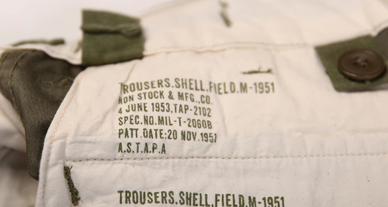 Не репро корейские военные M-51 полевые штаны M-1951 армии США мужские военные брюки
