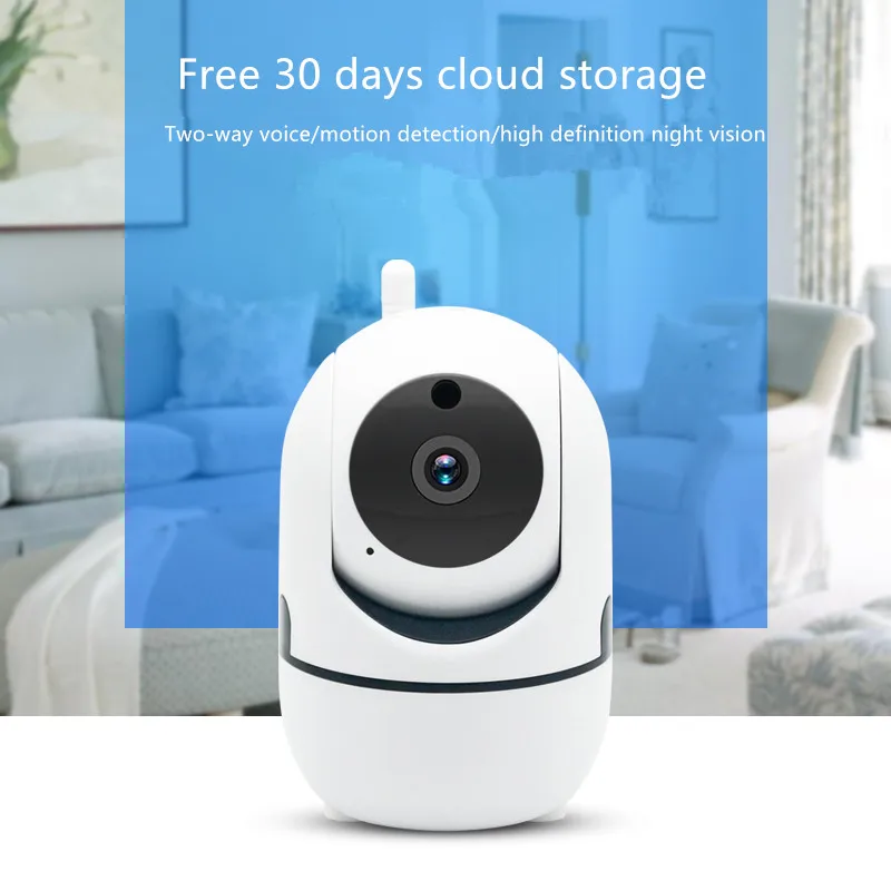 WiFi Security Camera Two-Way Talk and Mobile remote network smart home camera mobile tracking smart follow