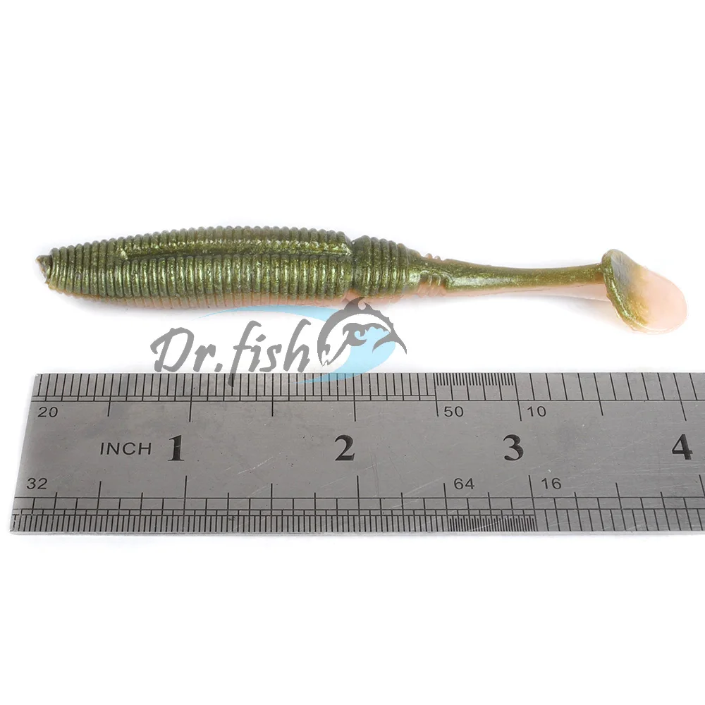 Dr. Fish мягкая пластиковая приманка плавающая флип хвост для серфинга рыбалки 100 мм
