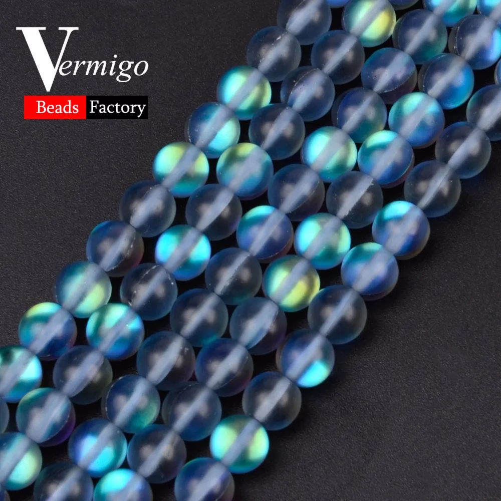 

Frosted AB Austrian Crystal Beads For Needlework Matte Grey Crystal Stone Beads For Jewelry Making 6 8 10 12mm Diy Bracelet 15"