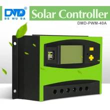 Demuda Солнечный Системы дома Применение PWM регулятором солнечного Зарядное устройство контроллера 12V 24V 40A для водонагревателя на солнечной батарее интеллигентая(ый) контроллер