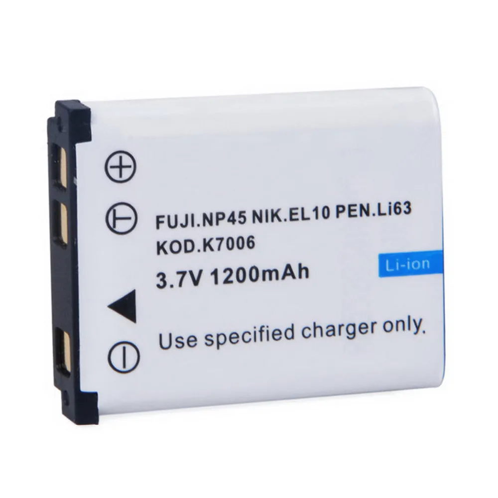 Аккумулятор для цифровой камеры FUJI NP45 Nikon EL10 PEN Li63 KOD|digital camera battery|camera batterydigital battery |