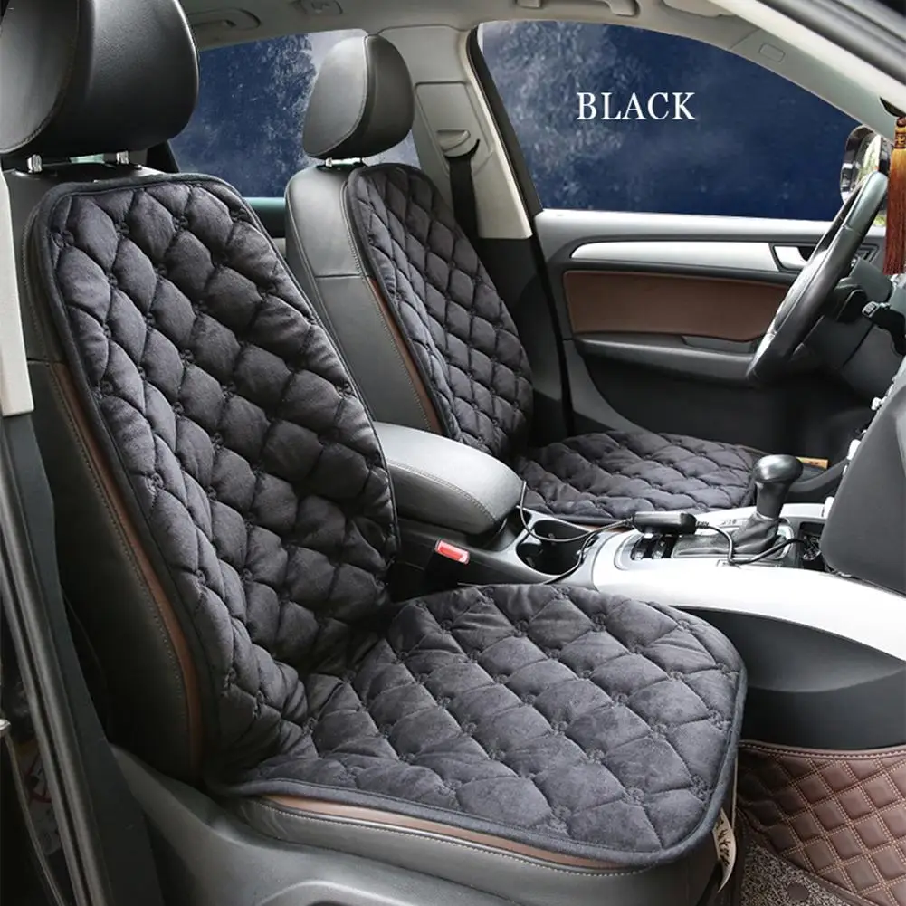 Universal DC 12V Car Seat Cushion Cover Seat Carbon Fiber Warmer Winter Heated Seat Cover Intelligent constant temperature