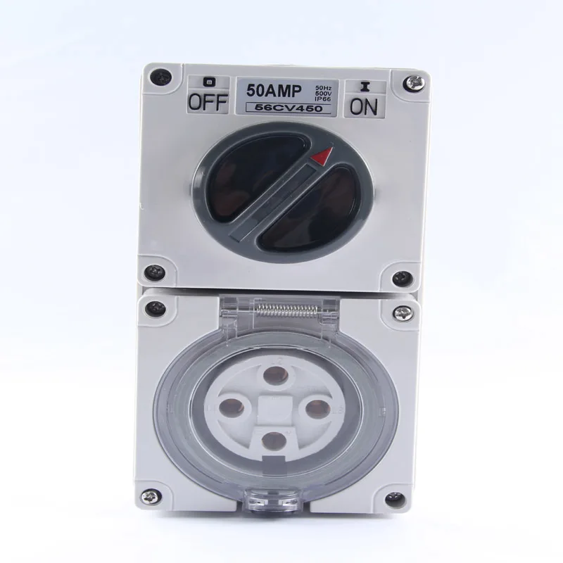 

High Quality SP-56CV450 ip66 Combination Weatherproof Switched Socket 4P 50A