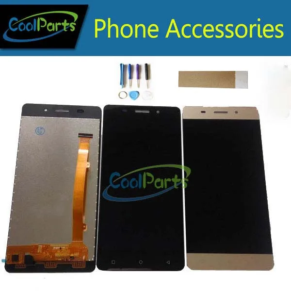 

1pc/Lot High Quality For Highscreen Power ICE LCD Display+Touch Screen Digitizer Replacement Gold Black White Color+Tape&Tool