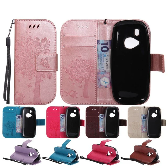 

Luxury Tree Cat Flip PU Leather Cover For Nokia 3310 Lumia N435 N550 N635 N640 N650 N950 435 550 635 640 650 950 Phone Bags Case