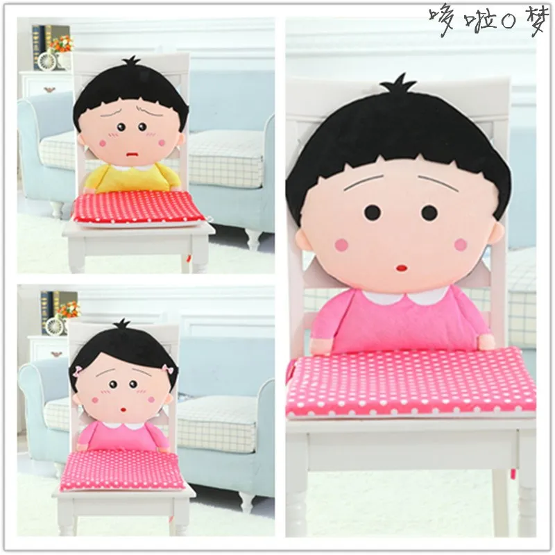 Плюшевое сиденье игрушка candice guo квадратная подушка для стула Chibi Maruko Chan sakura momoko