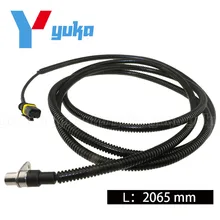 Heavy Duty European Truck ABS Cable Wheel Speed Sensor Right 81271206183 4410322970 For MAN TGA TGX TGS TGM LION S L=2065mm