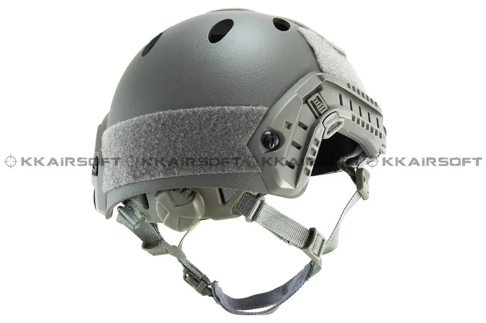 Emerson мотоциклетный шлем Airsoft БЫСТРО Стиль PJ шлем (A-TACS FG Тан MARPAT Пустыня на серый черный)