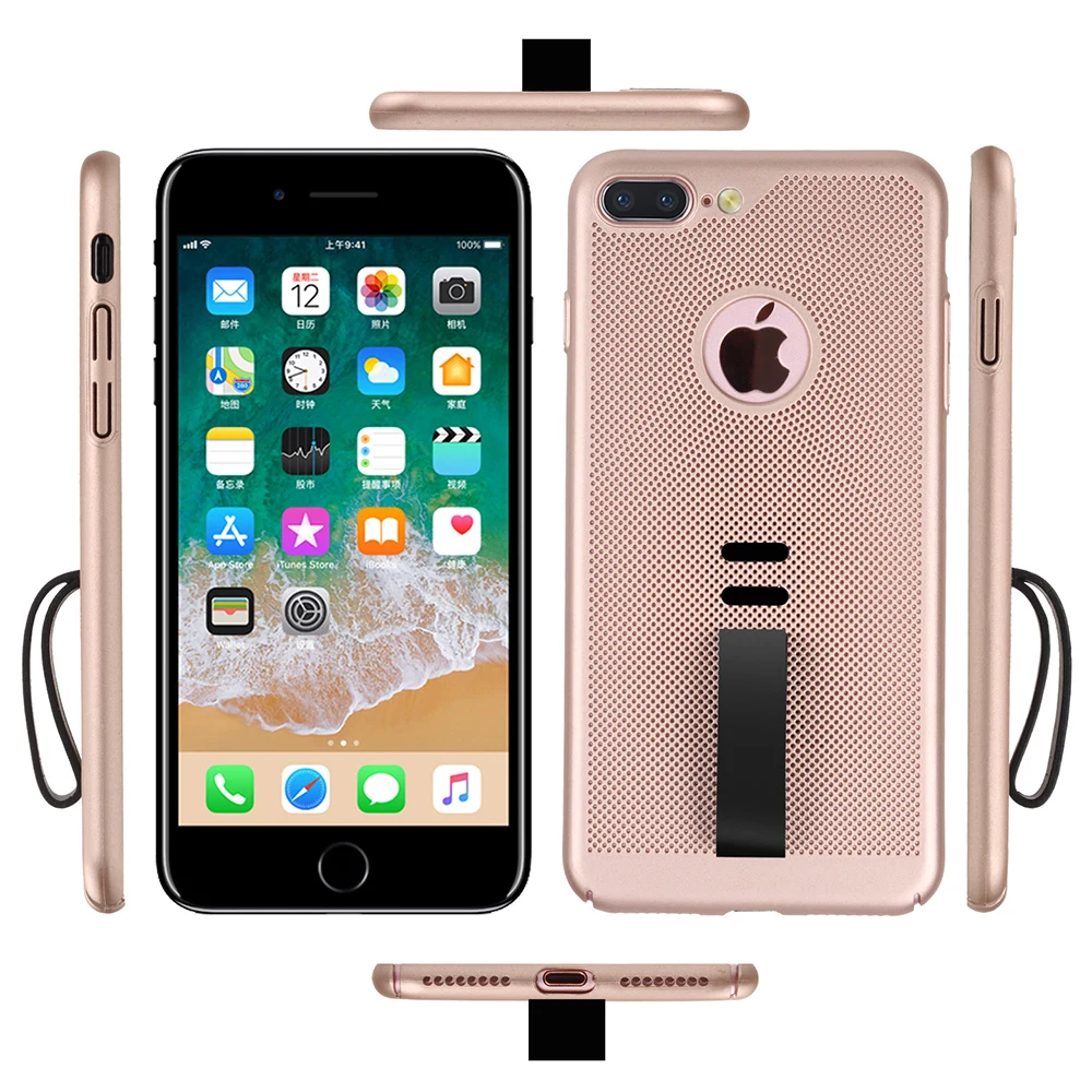 KIP7P1198_2_JONSNOW Heat Dissipation Hollow Phone Case For iPhone 7 8 Cases for iPhone XS XR 6S 7P 8 Plus PC Back Cover for iPhone XS Max Capa Fundas