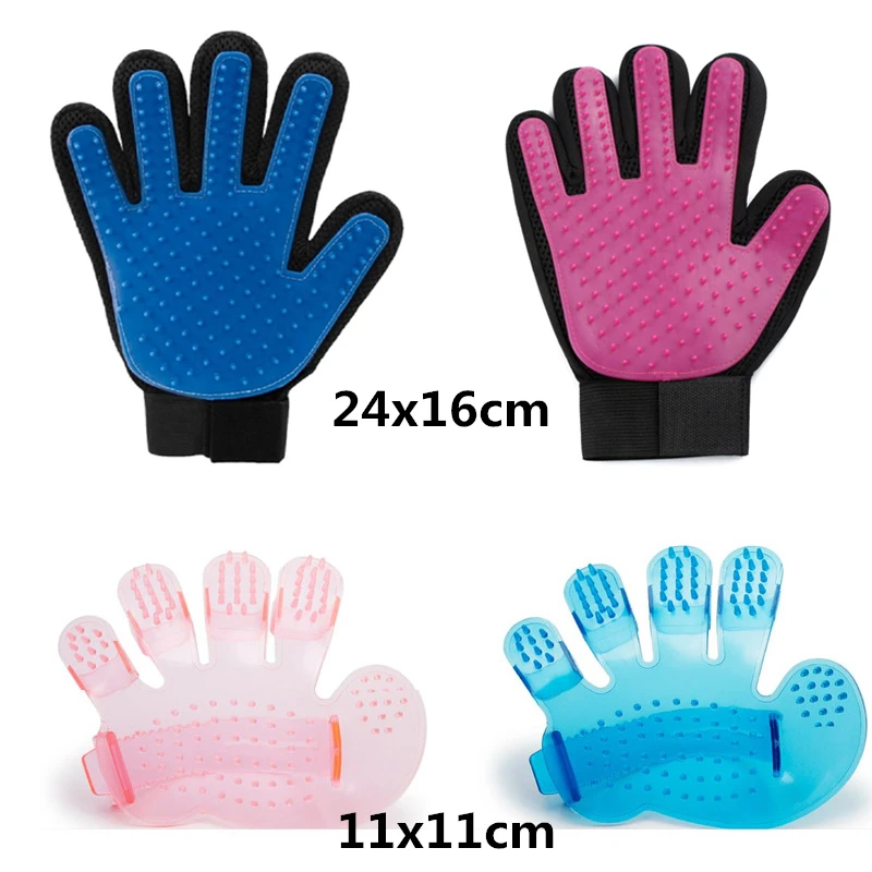 Pet Hair Brush Glove Cat Dog Massage Grooming Brush Comb Pet Bath Cleaning Brush Glove For Dog Cat Pet Supplies