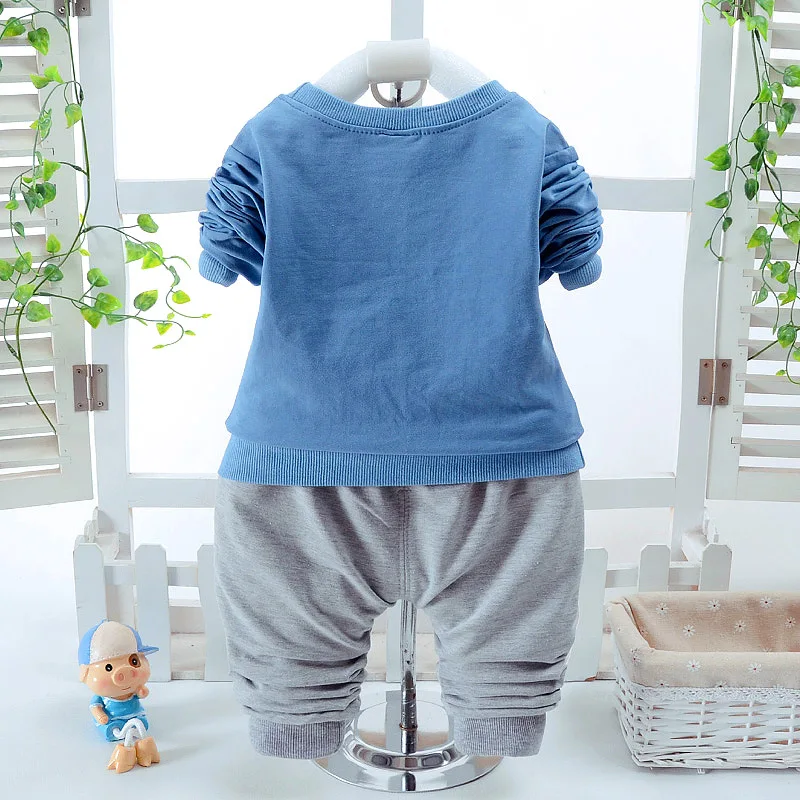 Хлопковый комплект одежды с длинными рукавами для малышей, весенний недорогой комплект одежды для новорожденных мальчиков, roupas bebes, очаровательные комплекты для младенцев