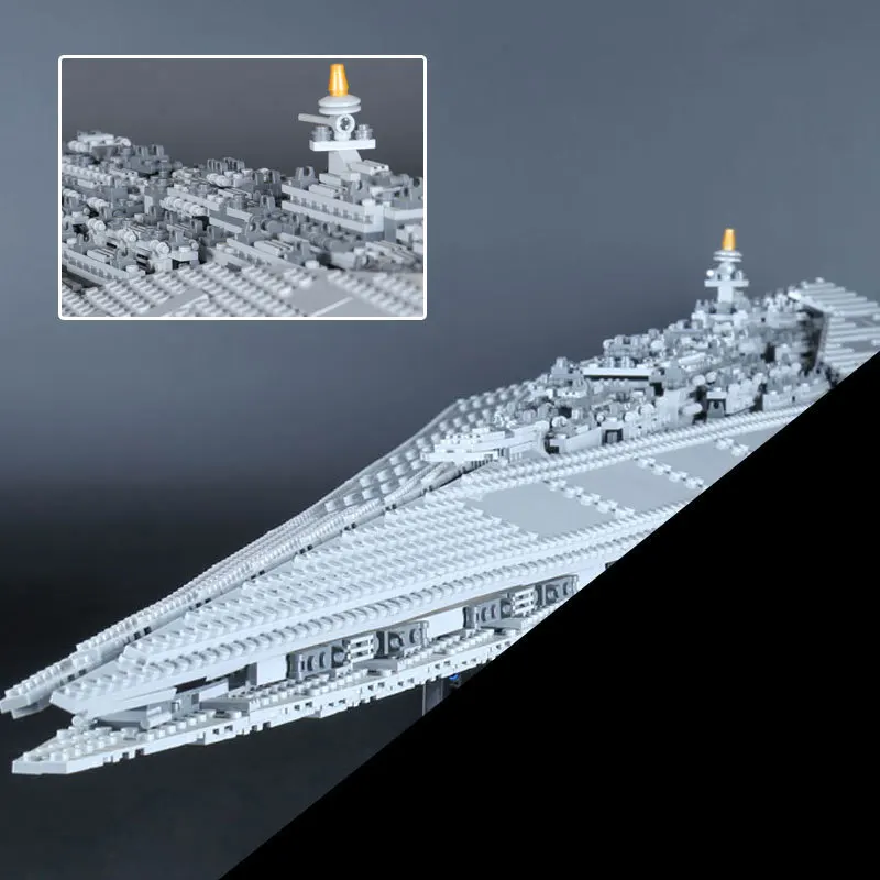 

LEPIN 05028 Star 3208Pcs Toy Wars Execytor Super Star Destroyer Model Building Kit Block Brick Compatible 10221 Boy Gifts