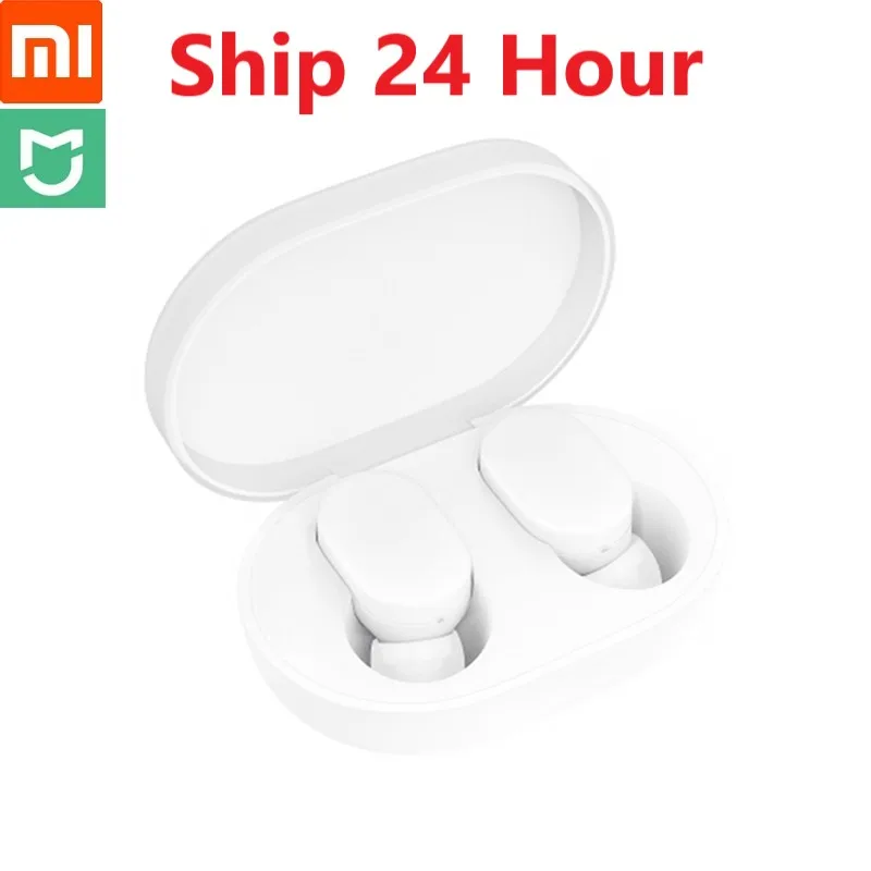 

Xiaomi mi AirDots TWS Bluetooth Earphones Wireless In-ear Earbuds Earphone Headset with Mic and Charging Dock Box Youth Version