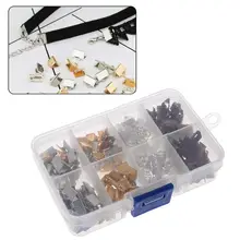 200 шт 8 мм/дюйма сплав широкий пилообразный зажим застежка DIY кисточка брелок Подвеска ручной работы