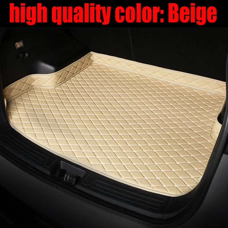 

Custom fit car Trunk mats for Nissan Note LIVINA Rouge X-trail Altima Qashgai Sentra Murano 5D floor liners(2007-)