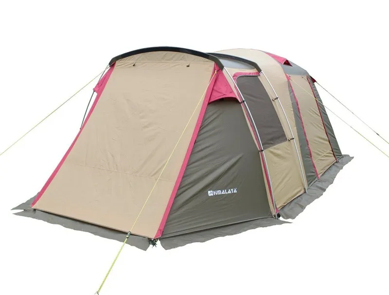 Fmaily Палатка Мультиплеер Открытый алюминиевый полюс водонепроницаемый с спальней и гостиной для кемпинга и пеших прогулок