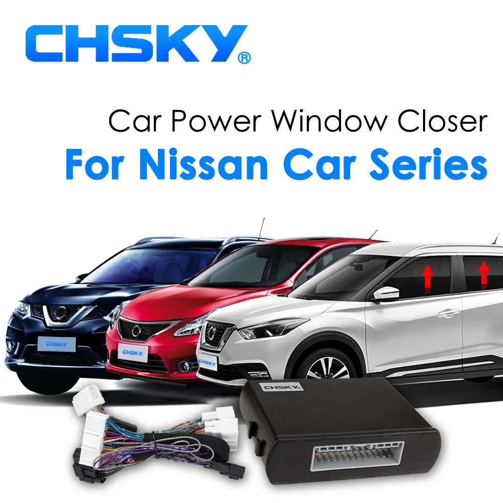 Автомобильный подъемник CHSKY для Nissan X Trail xtrail Teana LIVINA Qashqai Tiida|Стеклоподъемник и