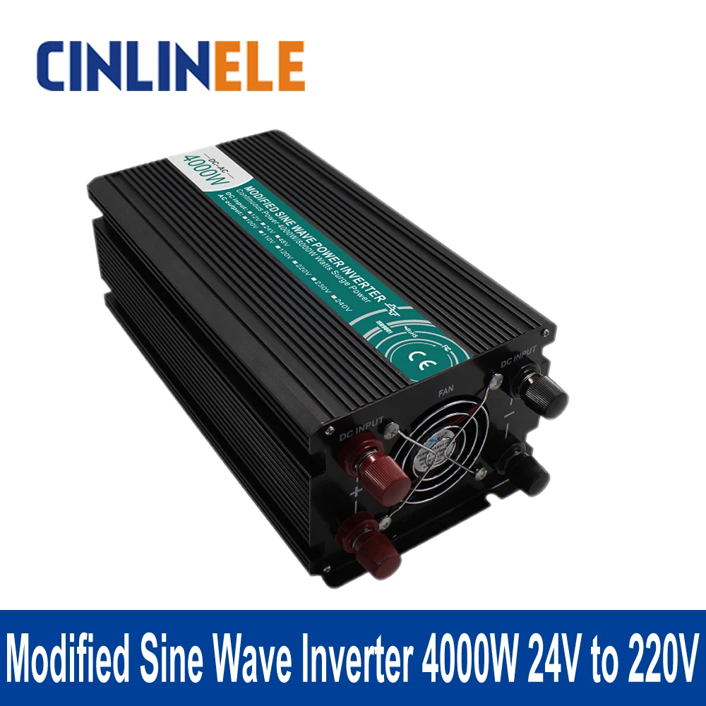 Modified Sine Wave Inverter 4000W CLM4000A-242 DC 24V to AC 220V 4000W Surge Power 8000W Power Inverter 24V 220V