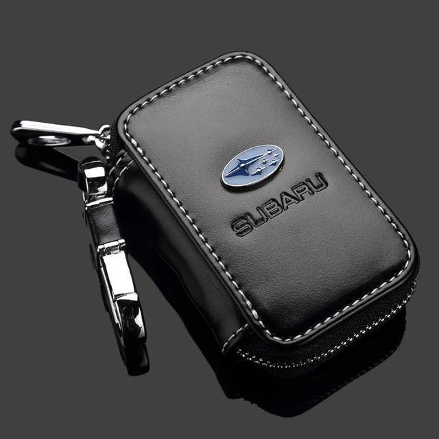 2015 New Black Car Leather Car Key Chain Key Case Key Bag Key Holder