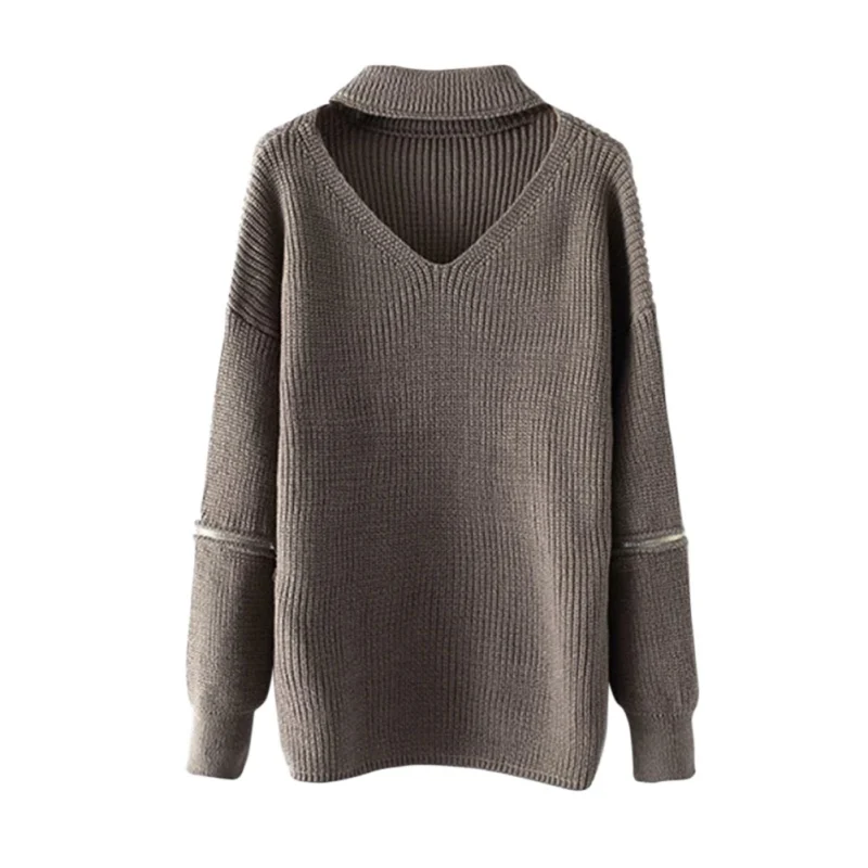 Women Sweaters Pullovers Casual Loose Knitted Sweater Women Tricot Pullover Jumpers Oversized Mujer Sweater