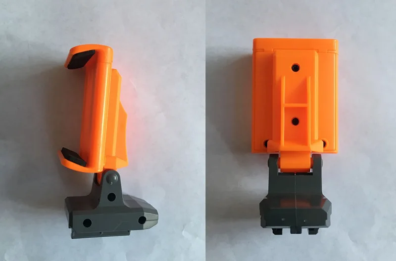 Тактический пластиковый держатель для мобильного телефона Nerf-Orange совместим с универсальными модифицированными аксессуары для Игрушечного Пистолета