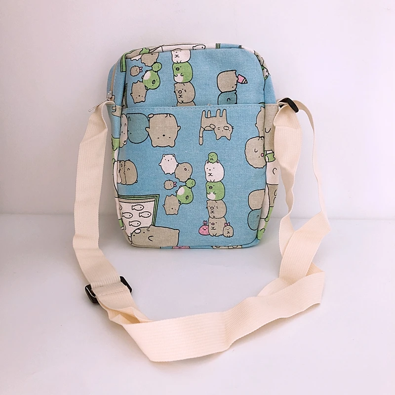 

New Arrival Sumikko Gurashi Cartoon Canvas Handbags High Quality Shoulder Bags Child's Shoulder Bags Casual Bag for Boys Kids
