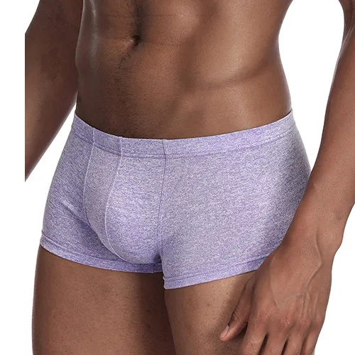 Men Sexy Breathable Gay Men's Boxer Trunks Classic Soft Male Panties Wholesale Cotton Underwears Boxers Shorts