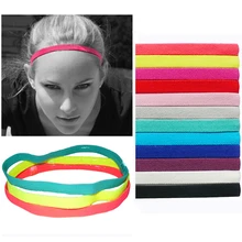 1 шт. мужской женский спортивный шарф для йоги и футбола, нескользящая эластичная повязка на голову, тонкая повязка для волос, аксессуары для волос, повязки для волос для йоги, Прямая поставка