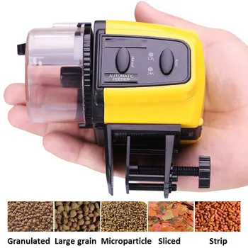 

New Smart Aquarium Feeder LED Timing Aquarium Automatic Feeder for Fish and Shrimp Water Bio Home New LCD Automatic Feeder Tool