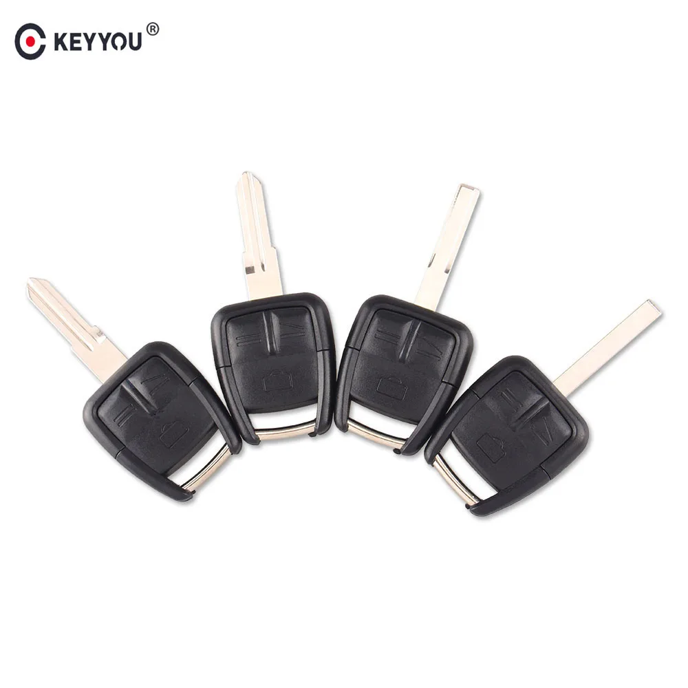 

KEYYOU 3 Button Car Key Remote Case Shell Fob For Opel Vectra Astra With Key Blade