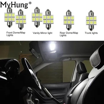 

Convenience Bulbs Car Led Headlight Light C10W W5W Replacement Bulbs For KIA K3 K3S K4(High Match) Lamp Light White 6PCS Per Set