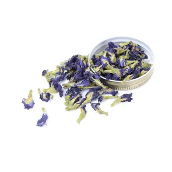 

100g Clitoria Ternatea Tea.thai Blue Butterfly Pea tea.Vitamin A mixed in Coffee green living put in tea infuser