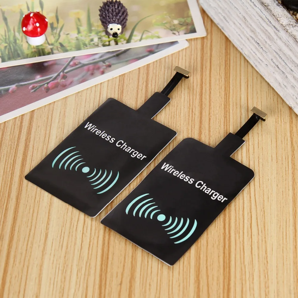 

QI Wireless Charger Receive Charging Adapter Receiver Pad Coil For iPhone 5 SE 5S 6 6 Plus For Andriod Type C Wireless Charger