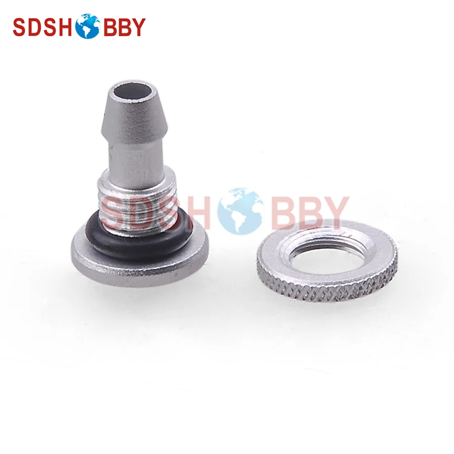 

Aluminum Alloy Water/Gas Outlet Inlet Fuel Nipple for Model Airplane Engine or RC Boat