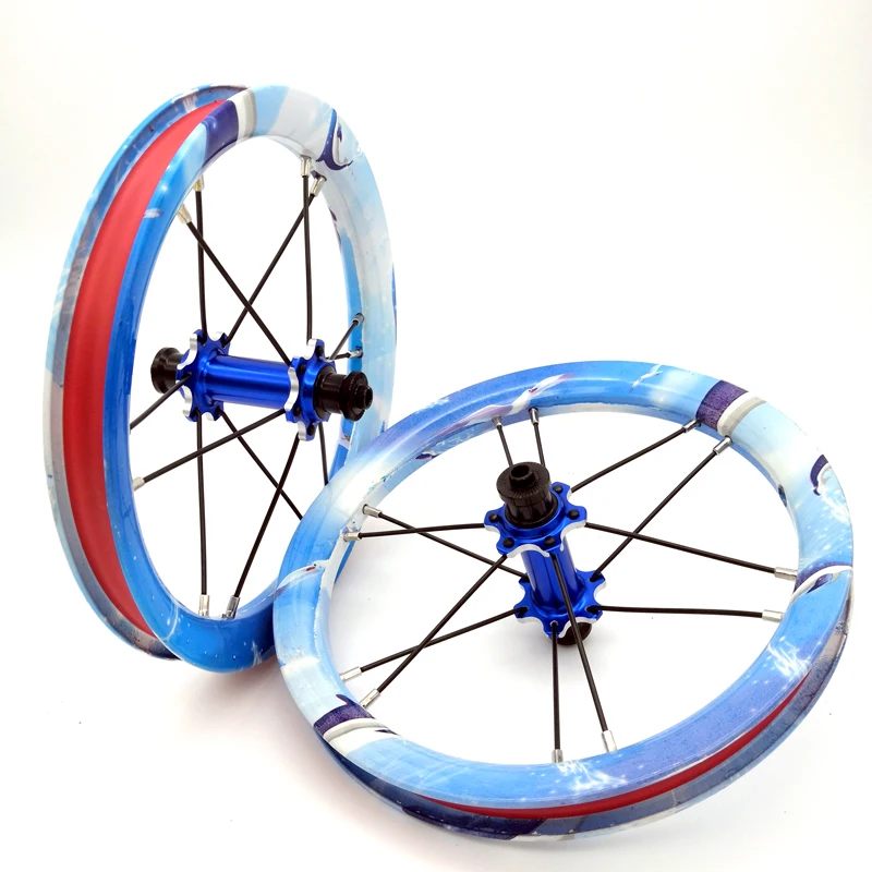 Discount Ultra Light 12 inches 84 94mm Children Slide Bike Wheel Custom Balance Cycling Wheel Colour Child Bicycle Whee 3