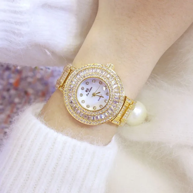 2017 Luxury Brand Quartz Watch Women Gold Steel Bracelet Watch 30M waterproof Rh 2017 Luxury Brand Quartz Watch Women Gold Steel Bracelet Watch 30M waterproof Rh