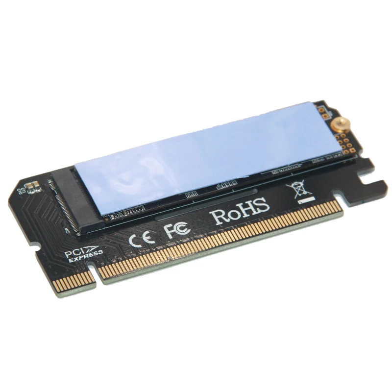 PCI e 16x к M Key NGFF SSD карта с чехлом для SAMSUNG 950 PRO 600P M.2 express материнская плата