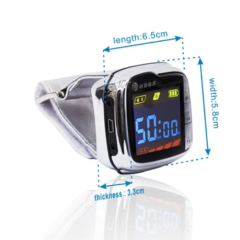 

New wrist type laser watch therapy instrument massager cure cardiovascular and cerebrovascular diseases