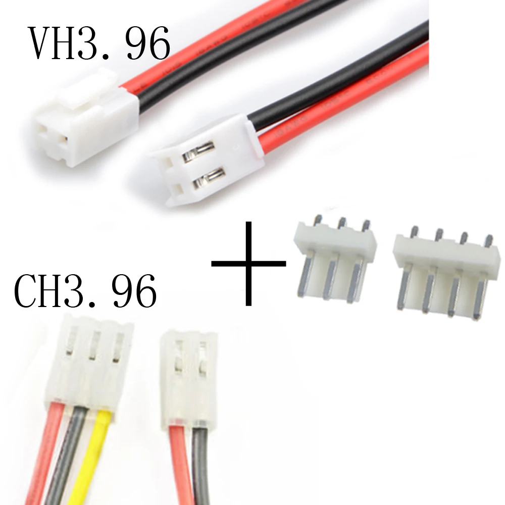 5 шт. JST VH3.96 VH 3 96 мм CH3.96 разъем для кабеля 2/3/4/5/6/7/8/9/10Pin Штекерный 20 см длина провода