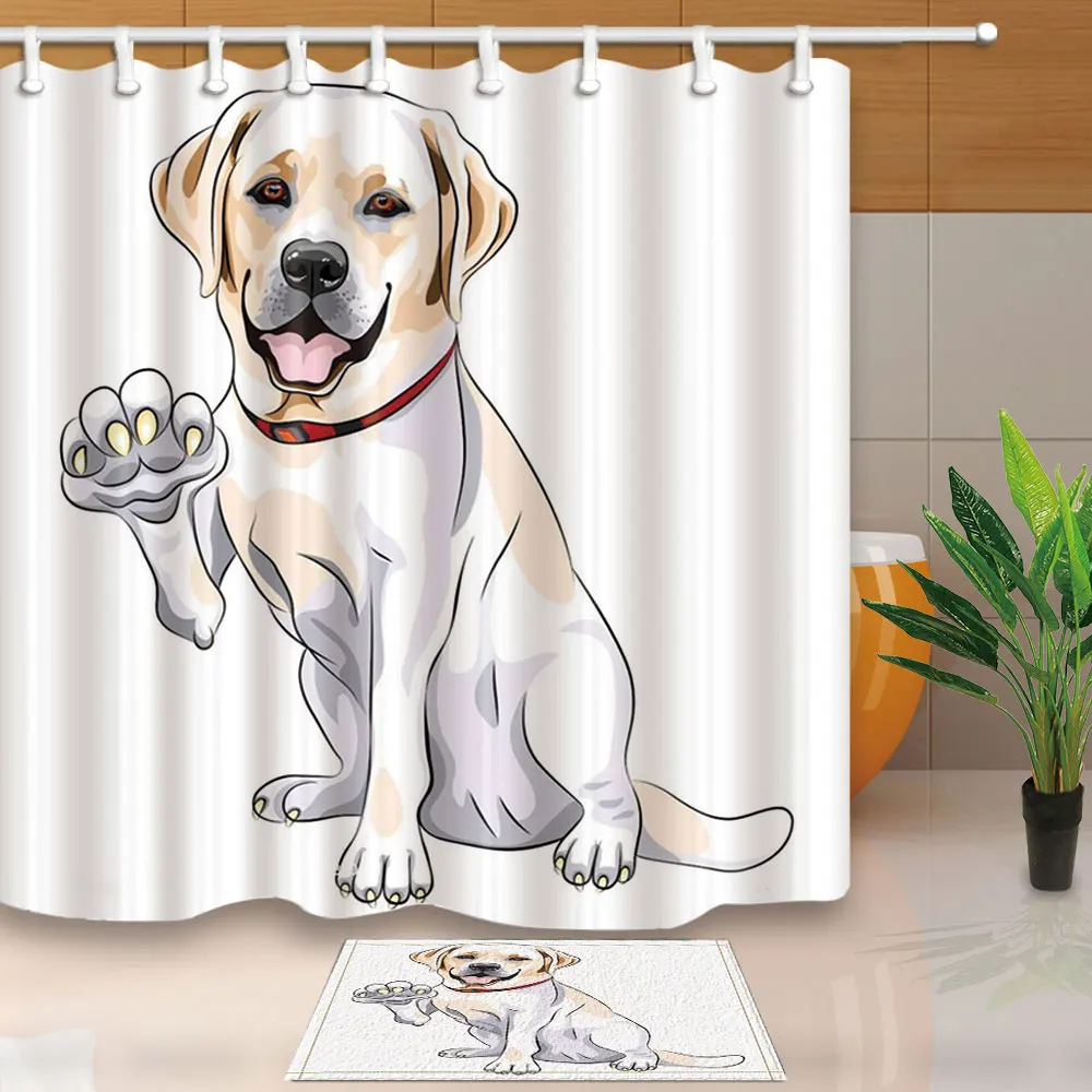 Billig Moderne Schöne Katzen Dusche Vorhang Waschbar Wasserdichte Polyester Gewebe Bad Vorhang Für Die Badezimmer Dekoration mit 12 haken