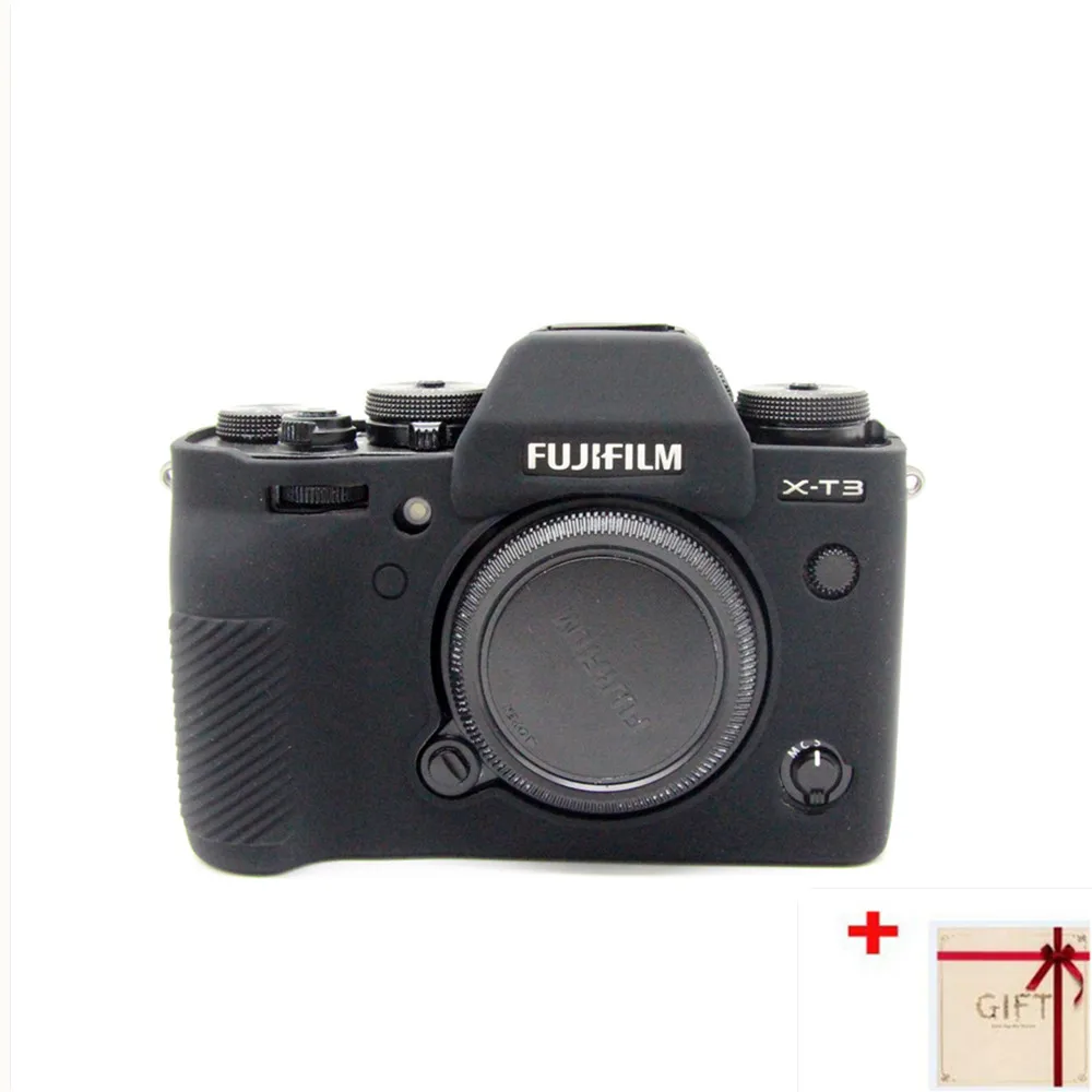 

High Quality Soft Silicone Camera Cover for Fuji XT3 Rubber Camera Case Skin for FujiFilm XT-3 Camera Accessory Lens Clean