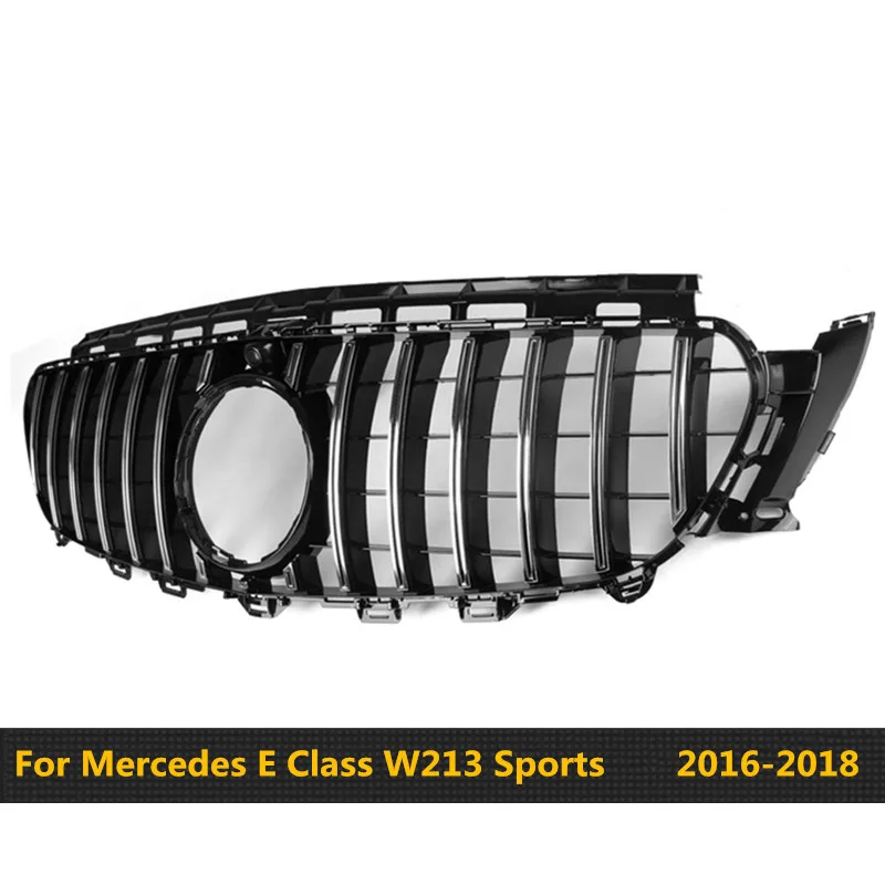 GT вертикальный Алмазный гриль E63S для Mercedes Benz E Class W213 C238 Coupe Sedan 2016 2018 E300 E350 E200 E320