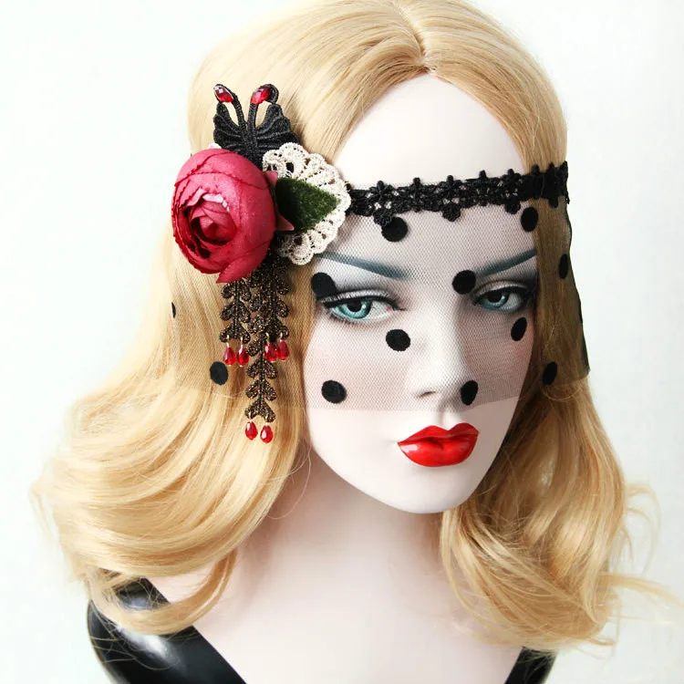 Обруч для волос с бабочкой и искусственным жемчугом|party mask|butterfly princess partymask party |